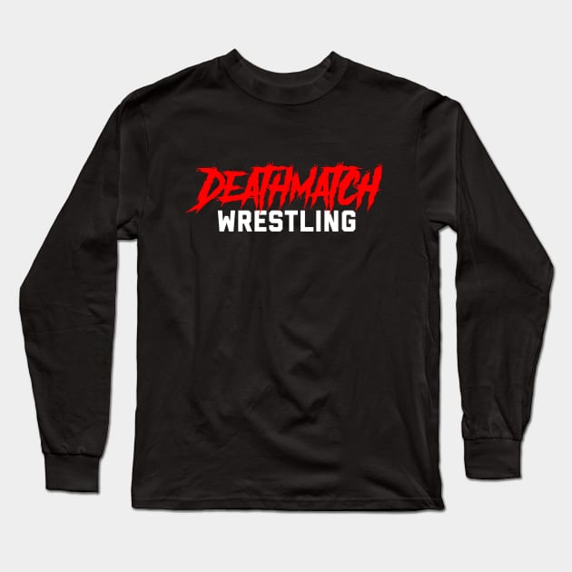 Deathmatch Wrestling Long Sleeve T-Shirt by InformationRetrieval